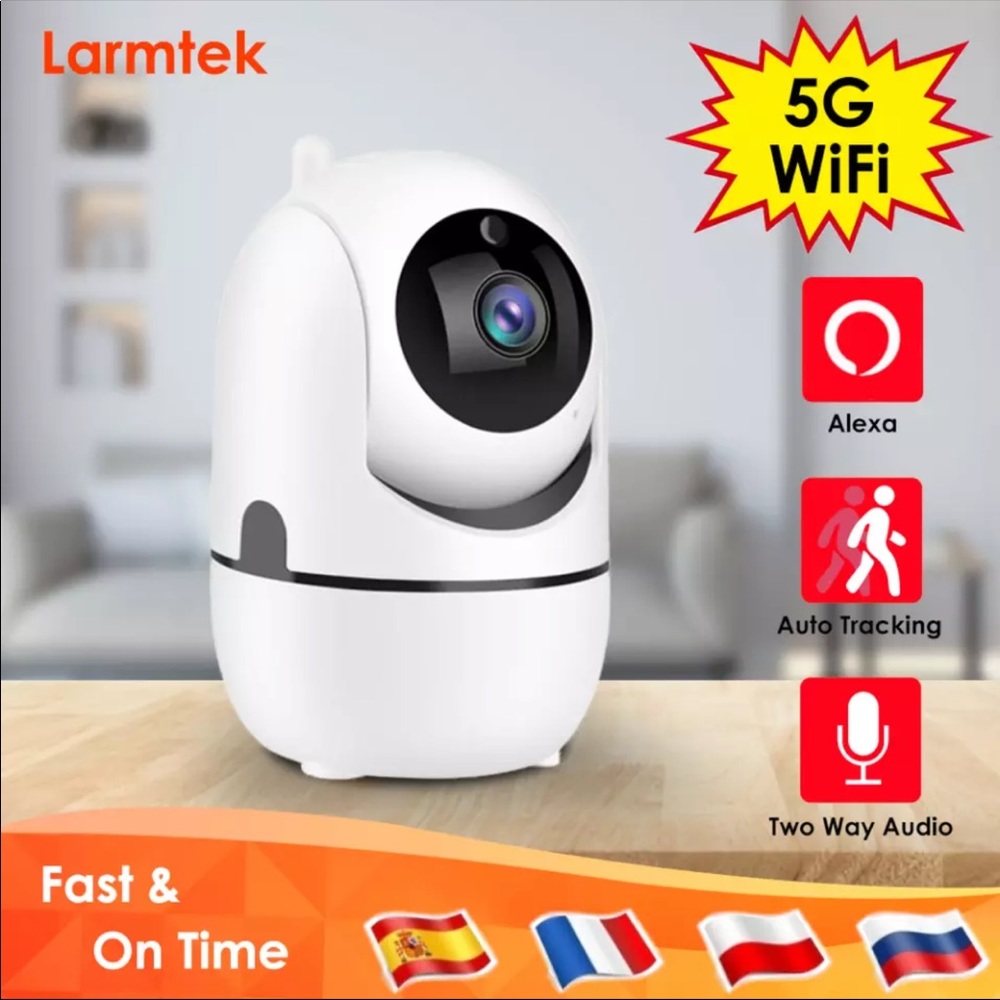 Brand New Baby Monitor 1080P AI Tracking Audio Video Surveillance Camera Alexa